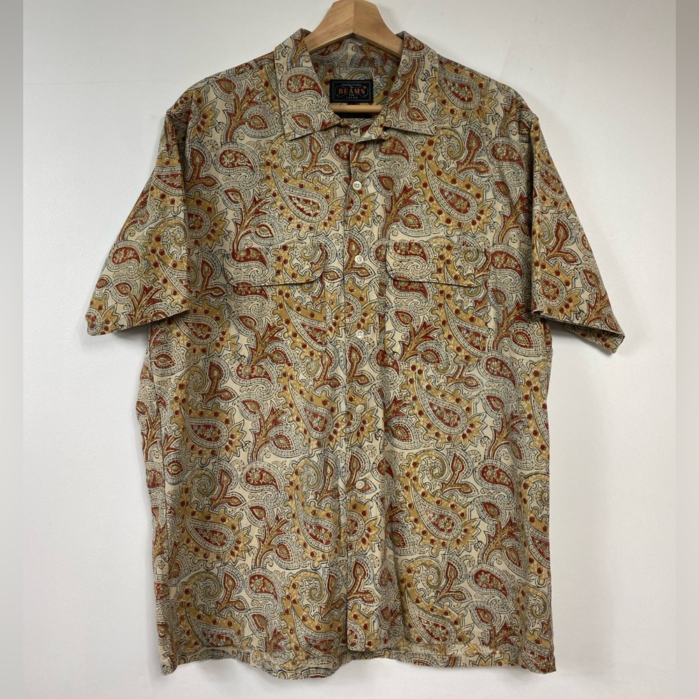 Beams Paisley Button Down
